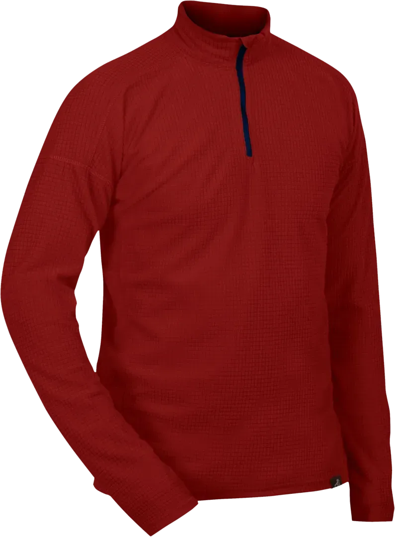Mens Hiking Technical Baselayer In Fire Angled