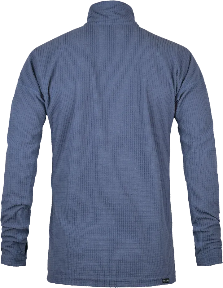 Mens Hiking Technical Baselayer In Indigo Back