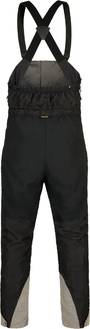 Unisex Ski Touring Waterproof Salopettes In Black Back