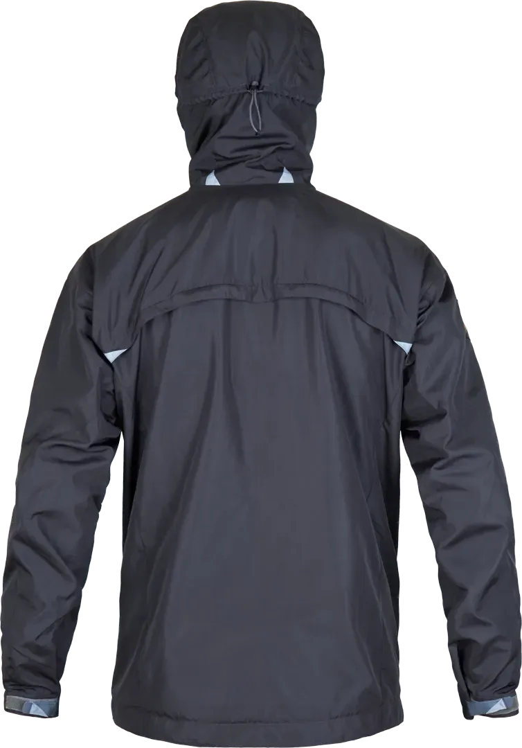 Mens Cycling Windproof Jacket Bentu In Dark Grey Back