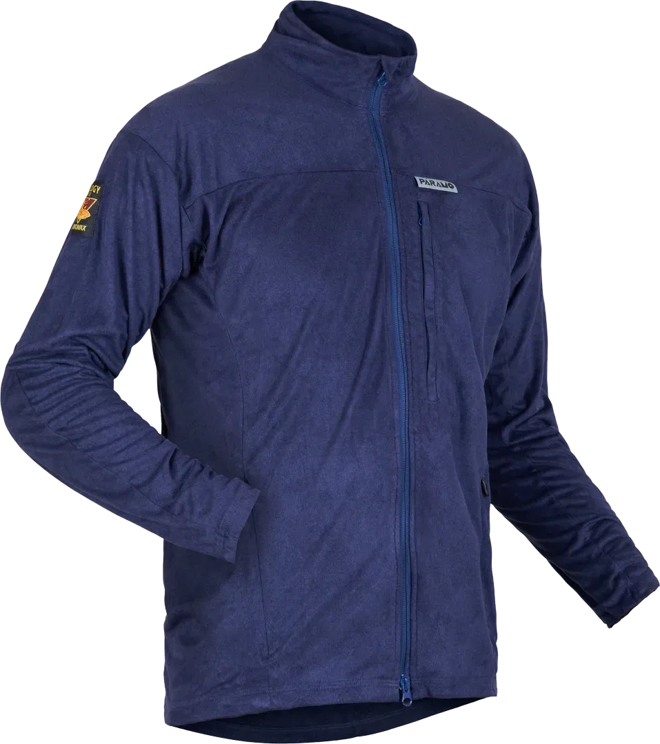 Mens Walking Fleece Páramo Bentu Midnight Angled