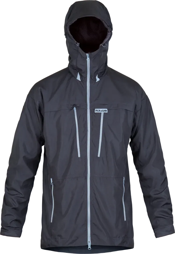 Mens Windbreaker Jacket Bentu In Dark Grey Front