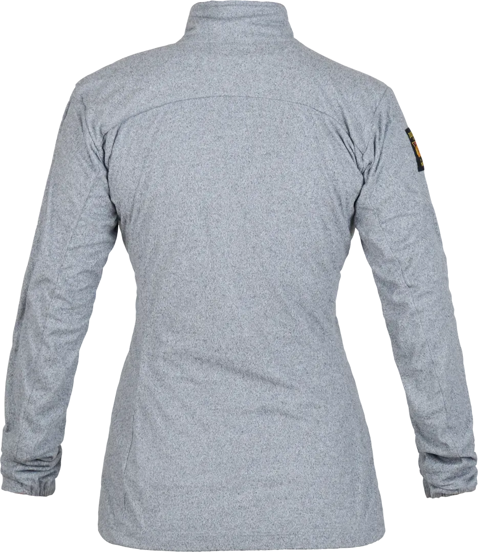 Womens Bentu Fleece Grey Marl Womens Fleece Back