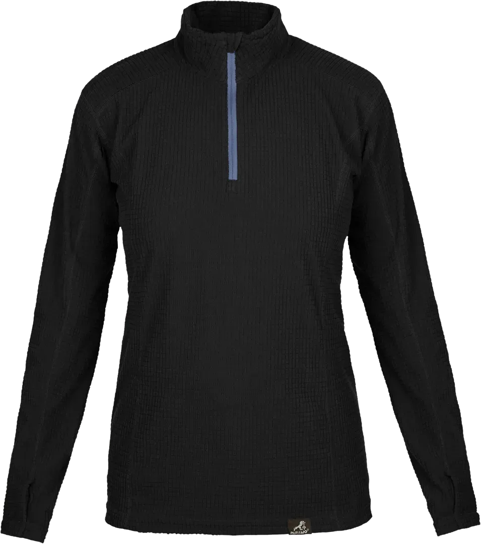 Womens Grid Technic Black Indigo Womens Baselayer Front