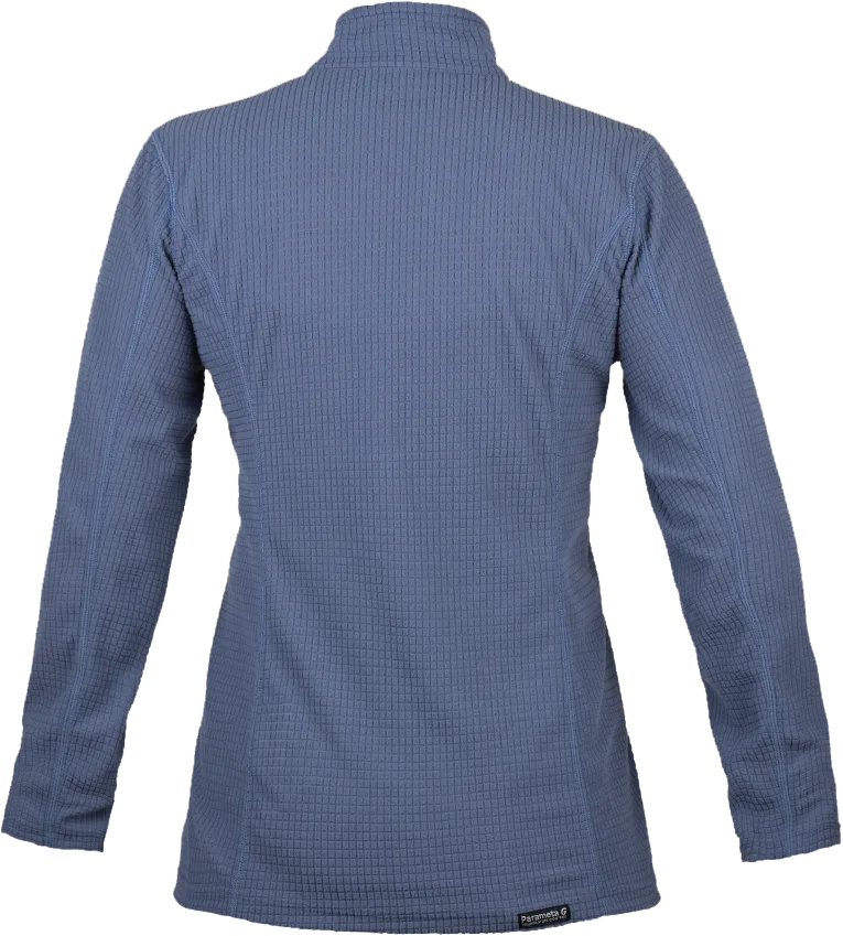 Womens Grid Technic Indigo Technical Fleece Baselayer Back