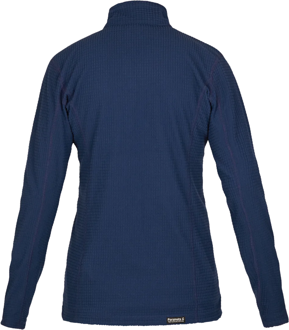 Womens Grid Technic Midnight Gold Technical Fleece Baselayer Back