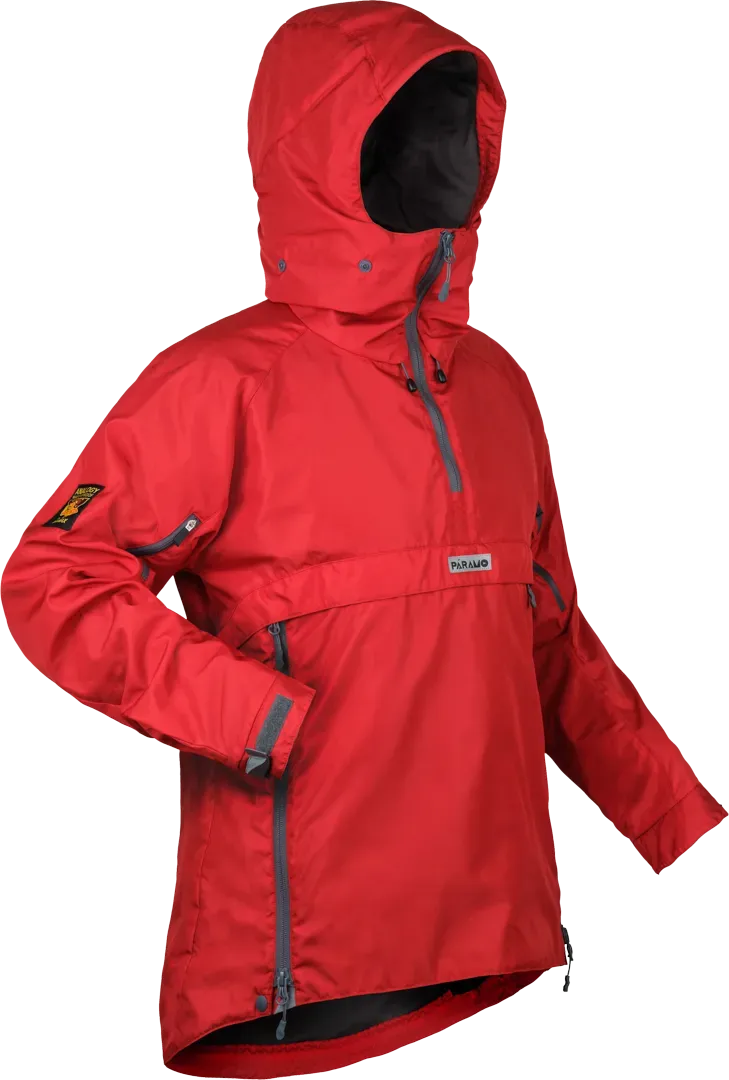 Womens Velez Adventure Smock Fire Womens Waterproof Hiking Jacket Angled
