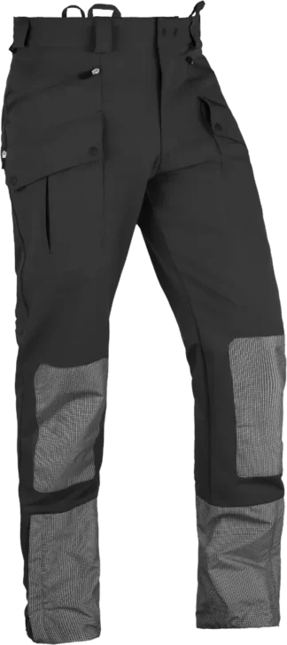 Mens Hiking Trousers Enduro Trek In Black Angled