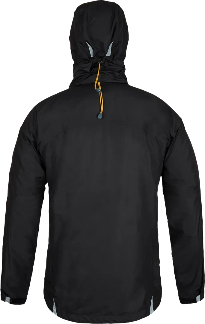 Mens Hiking Windproof Jacket In Black Back