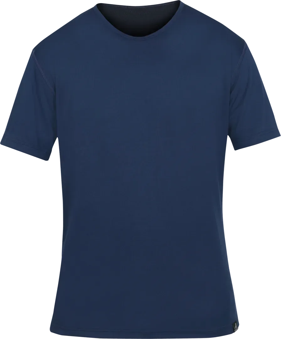 Mens Short Sleeved Base Layer Cambia Midnight Front
