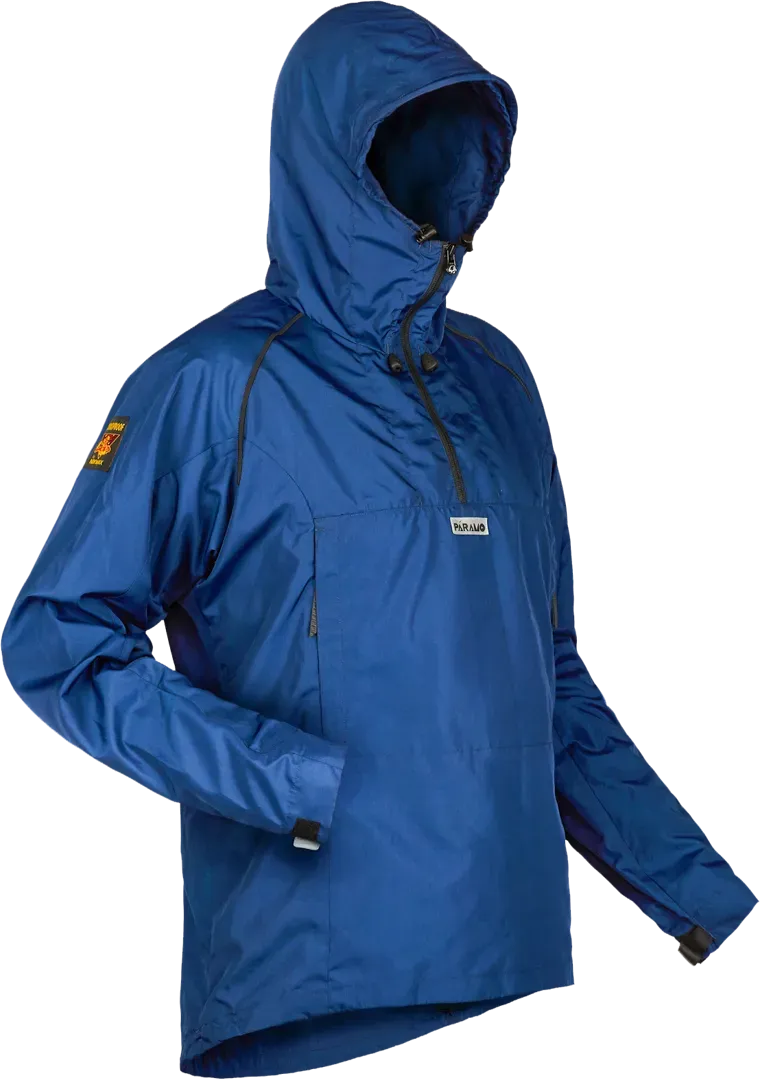 Paramo Fuera Windproof Smock Classic Cobalt Angled
