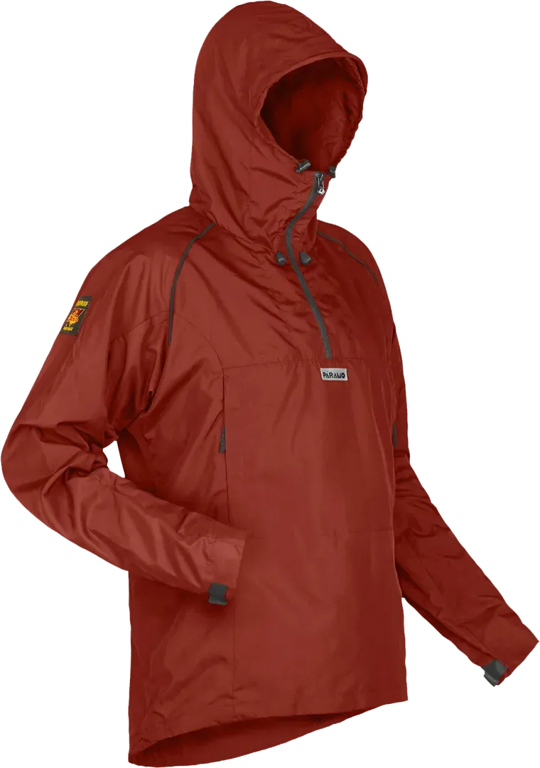 Paramo Fuera Windproof Smock Classic Outback Red Angled