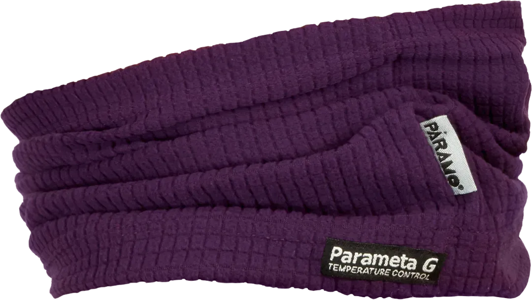 Winter Fleece Buff Grid Neck Warmer Elderberry