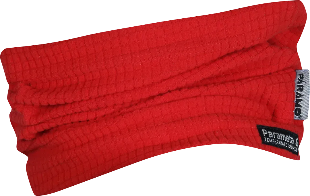 Winter Fleece Buff Grid Neck Warmer Flame