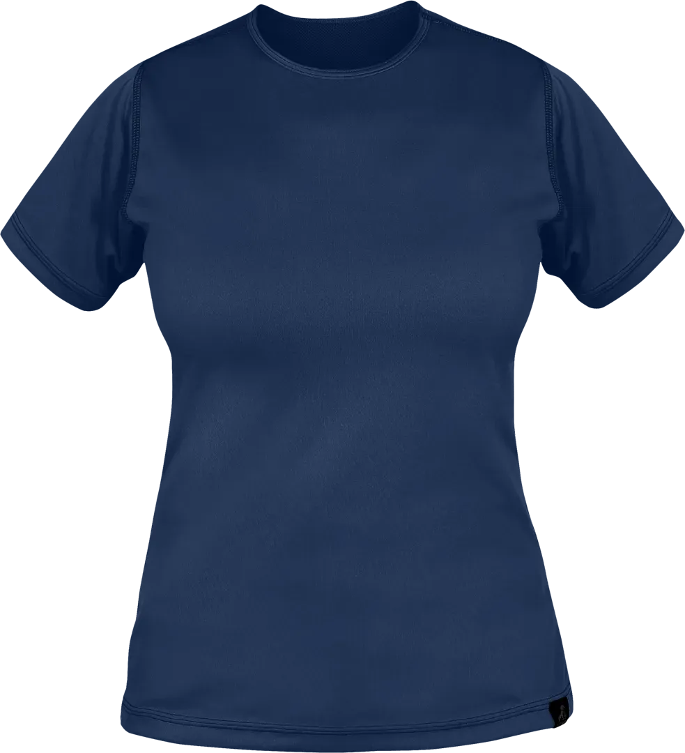 Womens Cambia Short Sleeve T Shirt Carmine Womens Running Baselayer Front