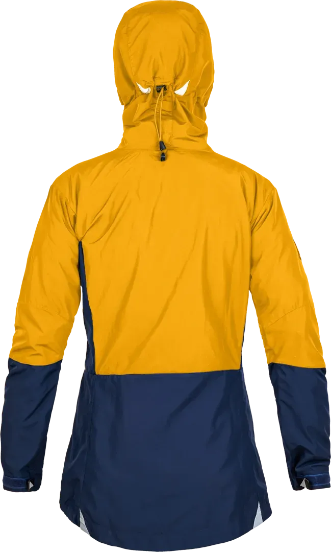 Womens Ventura Windproof Jacket Midnight Gold Womens Windproof Jacket Back