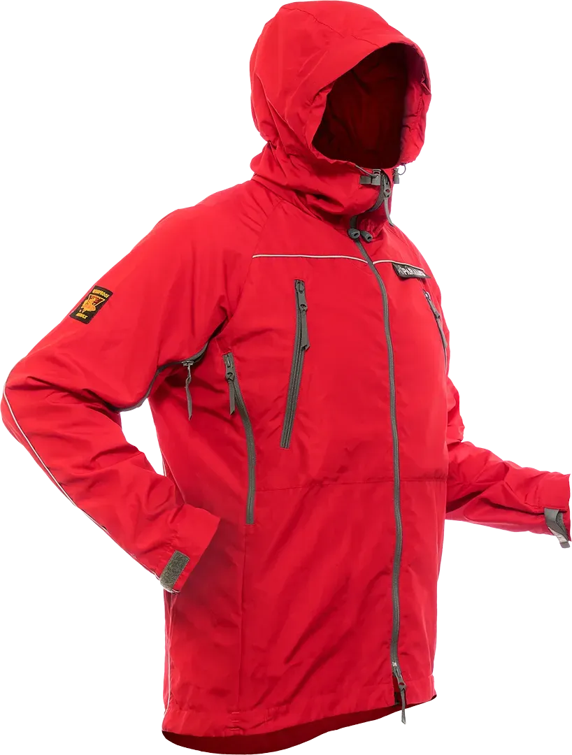 Unisex Fuera Ascent Jacket Fire Angled